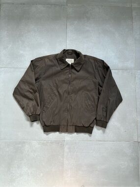 Men's Brown Harrington Jacket